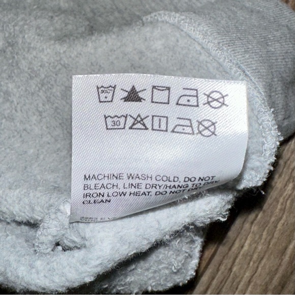 SOLD 💕Reformation Grey Mock Neck Oversized Pullover Sweatshirt - Picture 7 of 11